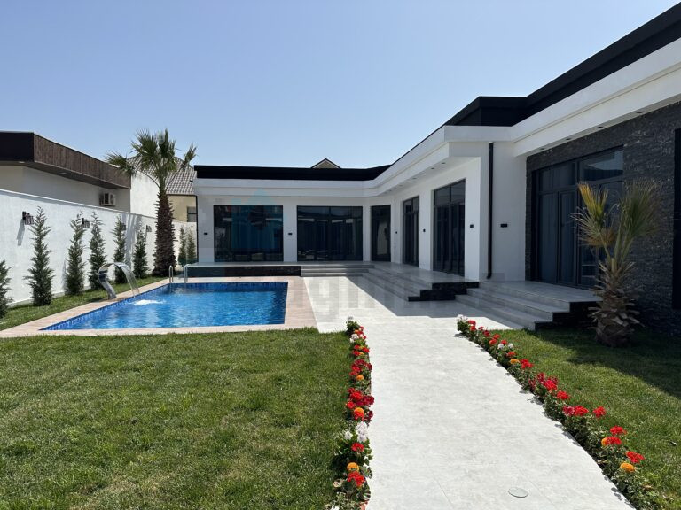 Mərdəkanda Prestijli Ərazidə 8 Sotda zövglü Təmirli Modern Bağ Evi kirayə verilir — əsas görünüş