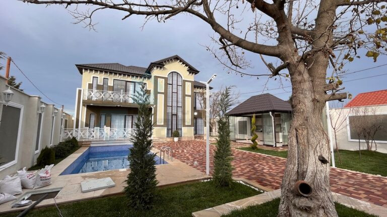 Şüvəlanda 6 yataqlı yeni bağ evi! Tam eshayli villa satilir — əsas görünüş