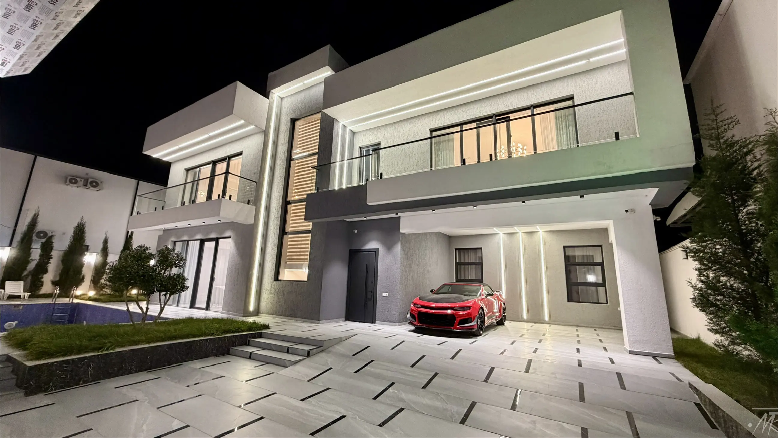 Mərdəkan Körpüsünə yaxın, 5 sotda Modern, dolu mebelli bağ evi satılır!