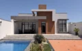 Merdekanda 5.5 sotda yeni eshyali modern bag evi satilir
